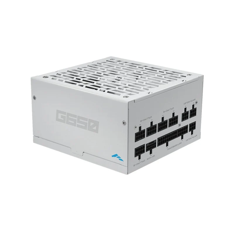 Sama G650 650W 80+ Gold ATX 3.1 PCIe 5.1 Ready Fully Modular Power Supply with Braided Pattern Cables (Black, White)
