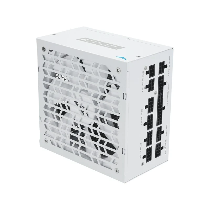 Sama G650 650W 80+ Gold ATX 3.1 PCIe 5.1 Ready Fully Modular Power Supply with Braided Pattern Cables (Black, White)