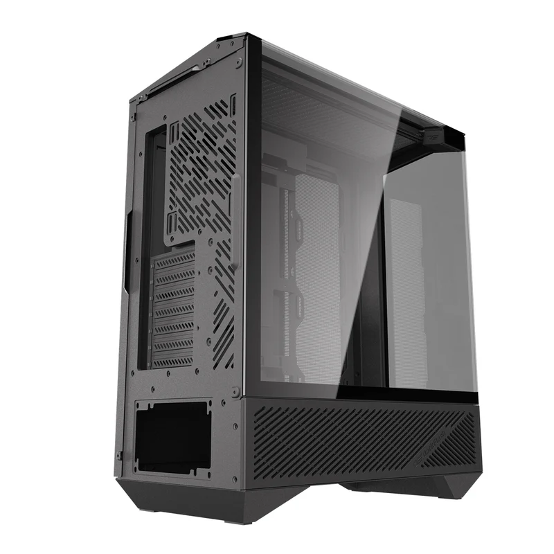 DarkFlash Arcee DY460 TG Side Panel ATX Luxury PC Case (Black, White)