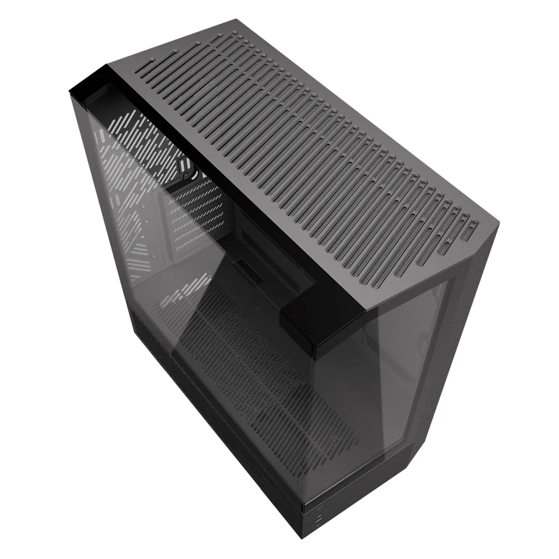 DarkFlash Arcee DY460 TG Side Panel ATX Luxury PC Case (Black, White)