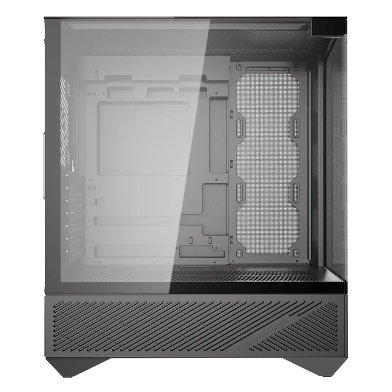 DarkFlash Arcee DY460 TG Side Panel ATX Luxury PC Case (Black, White)