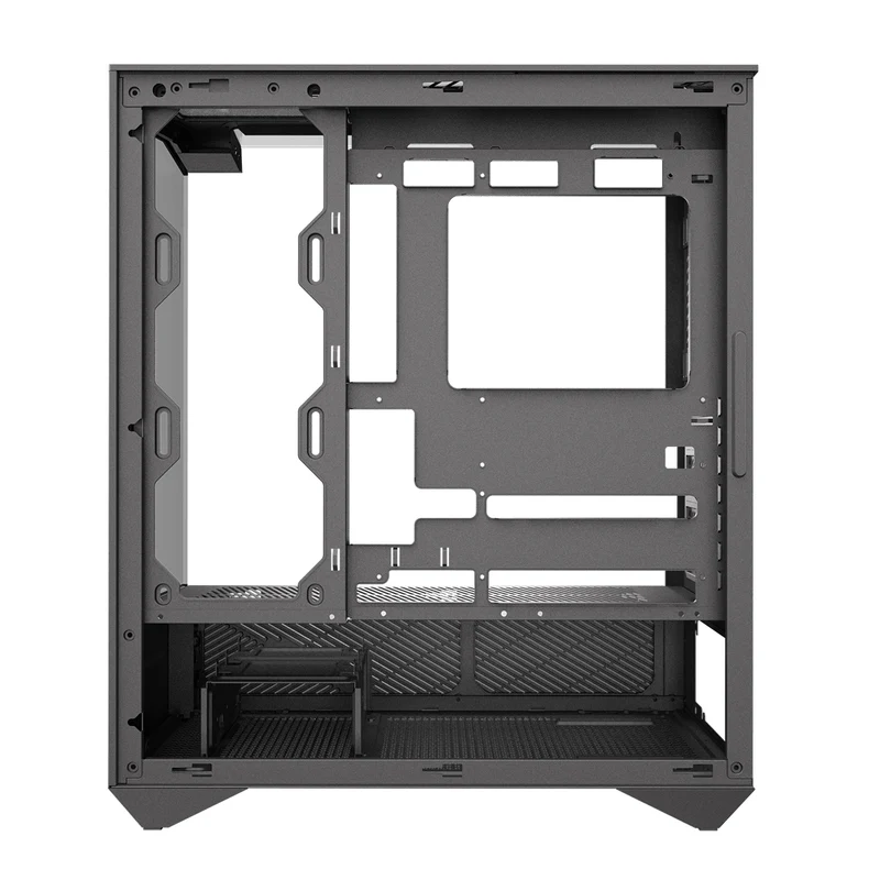 DarkFlash Arcee DY460 TG Side Panel ATX Luxury PC Case (Black, White)