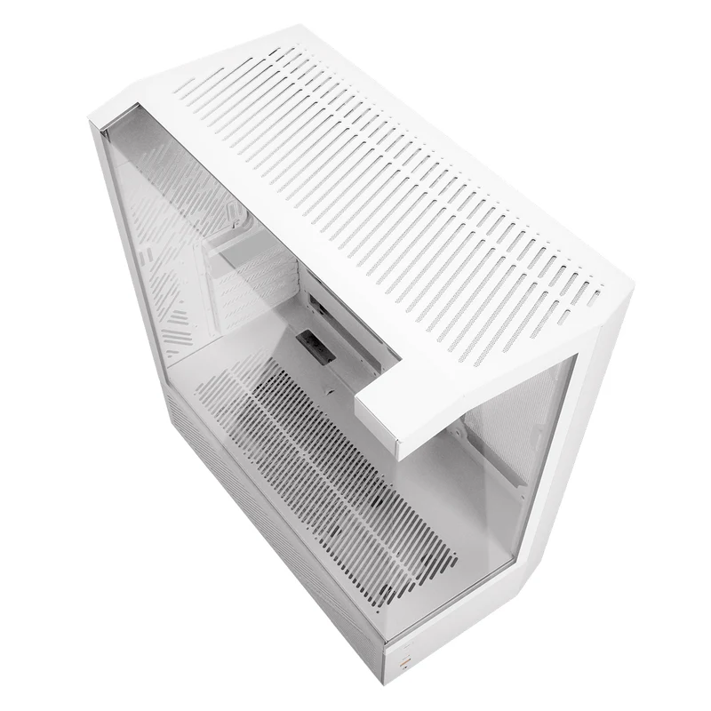 DarkFlash Arcee DY460 TG Side Panel ATX Luxury PC Case (Black, White)