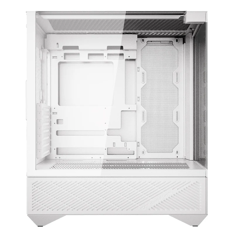 DarkFlash Arcee DY460 TG Side Panel ATX Luxury PC Case (Black, White)