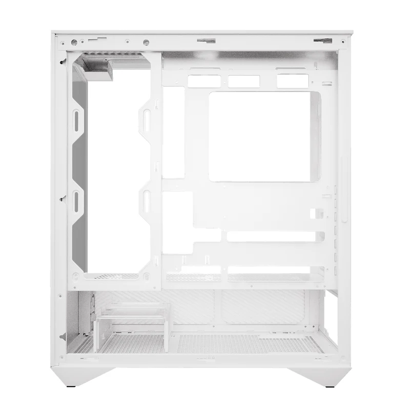 DarkFlash Arcee DY460 TG Side Panel ATX Luxury PC Case (Black, White)