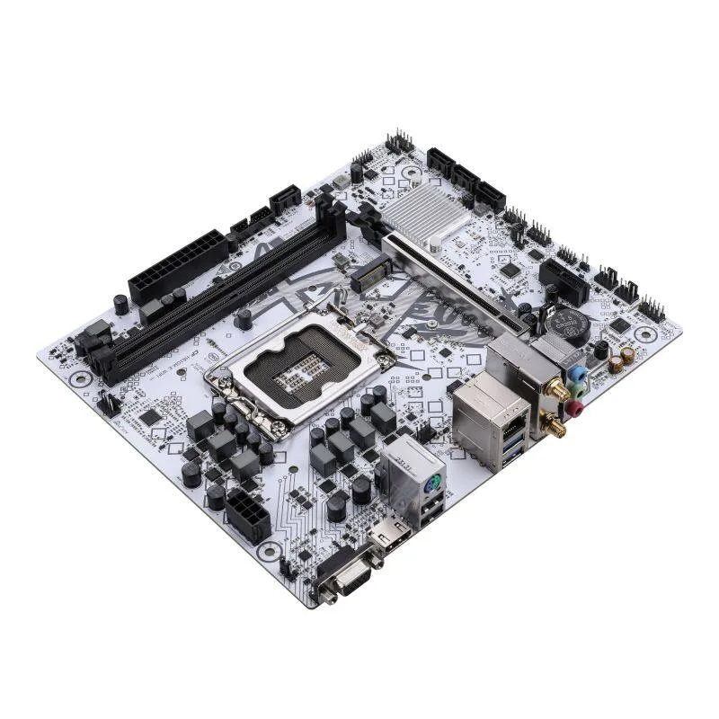 Colorful Battle-AX H610M-E WiFi V20 DDR4 Intel Motherboard White