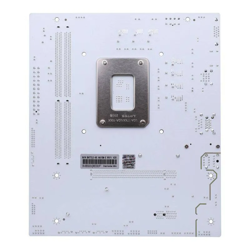 Colorful Battle-AX H610M-E WiFi V20 DDR4 Intel Motherboard White