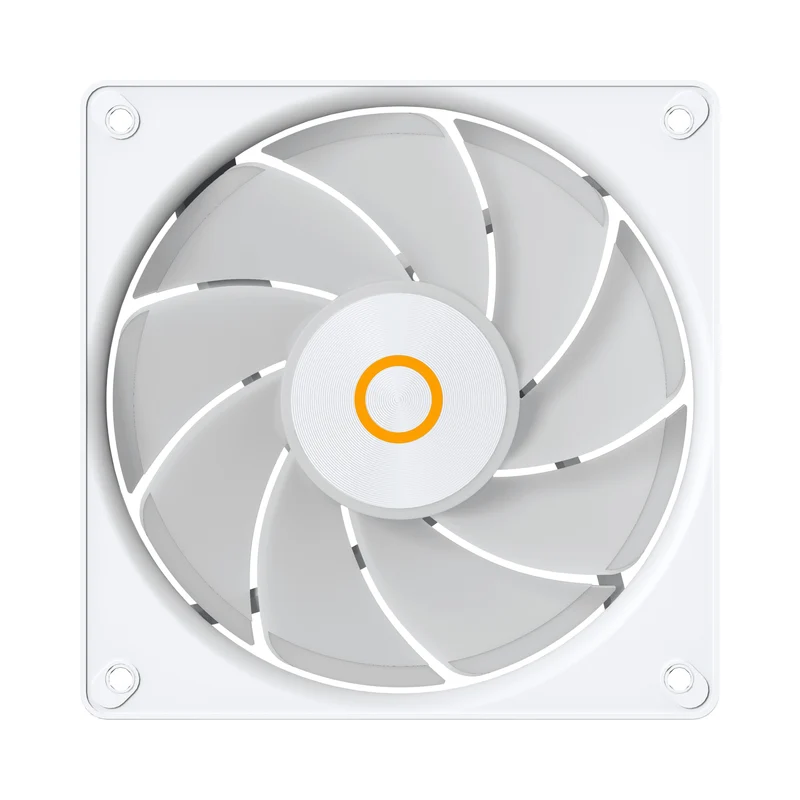 Ocypus Gamma F12 Elite ARGB Reverse Blade 120mm PWM Fan with Transparent Frame (Black, White)