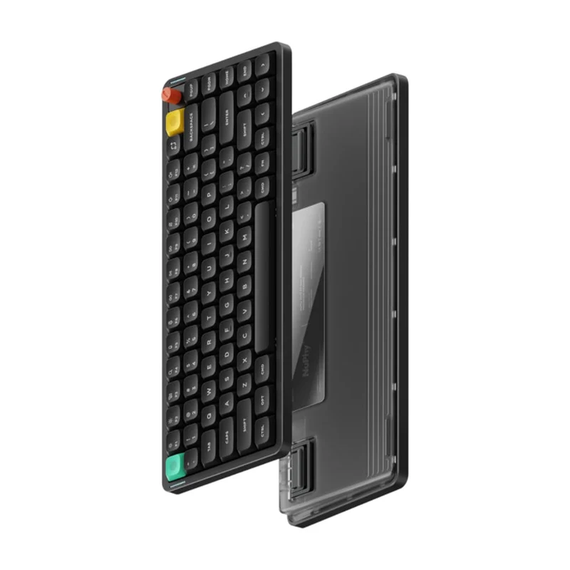 NuPhy Air75 V3 RGB Hot-Swappable 84-Key Wireless Mechanical Keyboard (Nebula Dark) (Blush Nano Switch, Red Nano Switch)