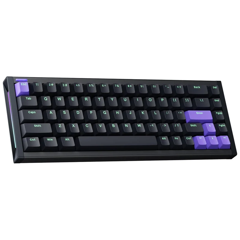 NuPhyX BH65 RGB 68-Key High-Profile Gaming Keyboard (Dark Matter) (Magnetic Jade Gaming Switch, Magnetic Jade Pro Gaming Switch)