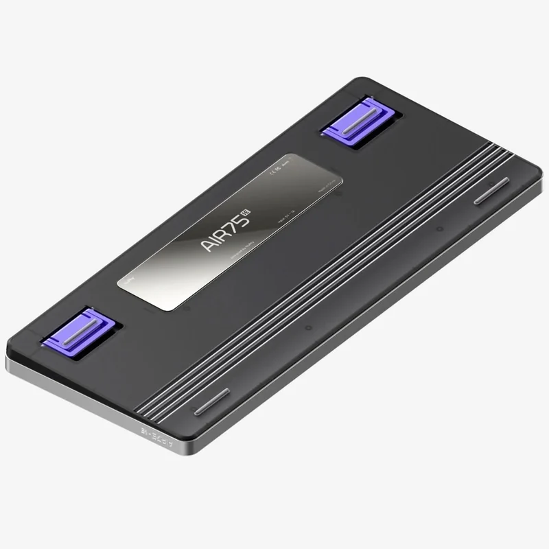 NuPhy Air75 HE Low-Profile Magnetic Jade Switch 84-Key Wired Gaming Keyboard (Space Silver)