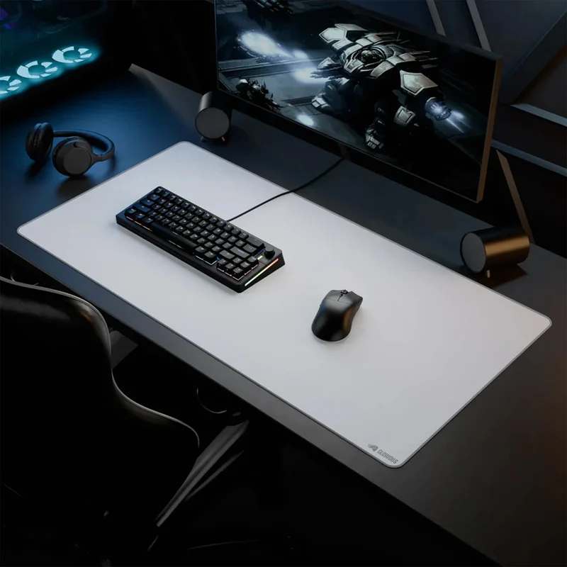 Glorious GMP 2 XXL Stitched Cloth Gaming Mousepad (White) (GLO-MP2-CLTH-STC-XXL-WHT)