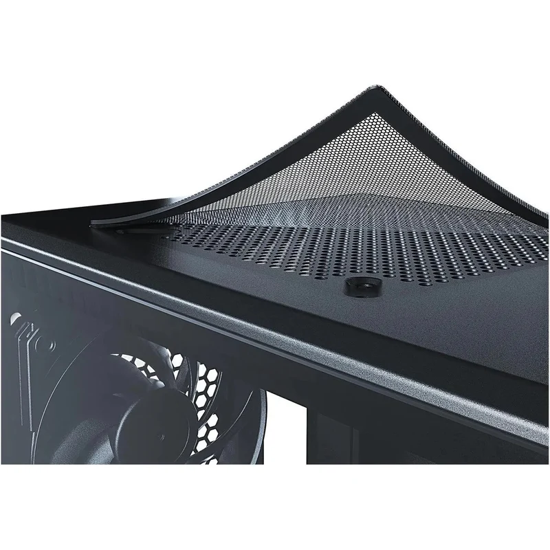 Phanteks Eclipse P300A Tempered Glass Compact Mid-Tower Full Mesh Front Case (Satin Black) (PH-EC300ATG-BK01)
