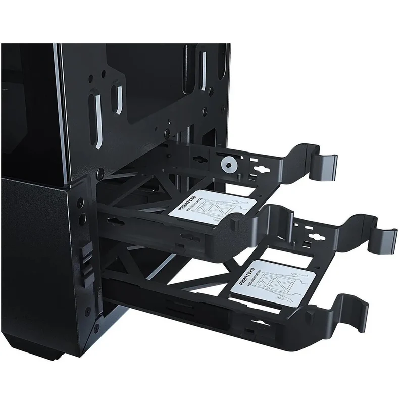 Phanteks Eclipse P300A Tempered Glass Compact Mid-Tower Full Mesh Front Case (Satin Black) (PH-EC300ATG-BK01)