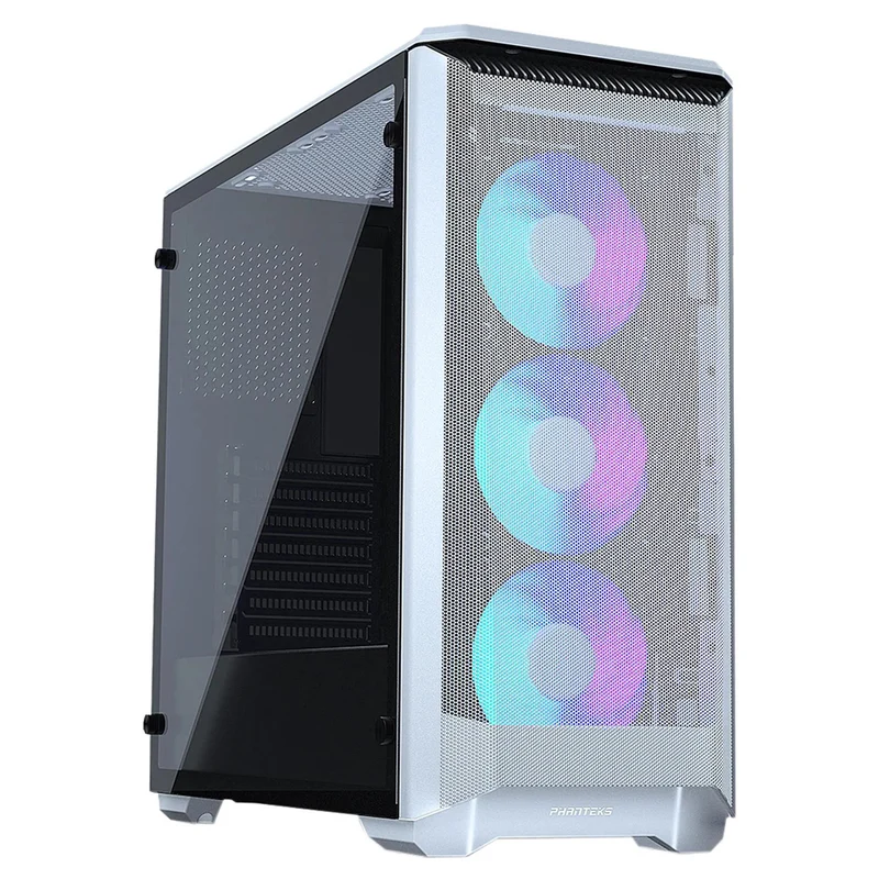 Phanteks Eclipse P400A DRGB Tempered Glass Digital Mid-Tower Chassis Case (Glacier White) (PH-EC400ATG-DWT01)