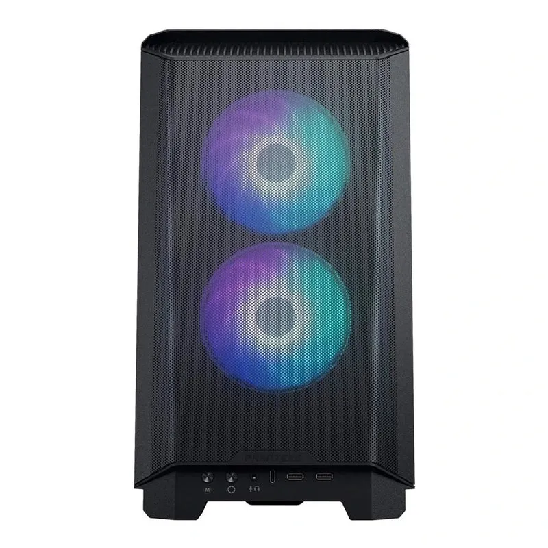 Phanteks Eclipse P200A DRGB Tempered Glass Mini-ITX Digital RGB Lightning Case (Satin Black) (PH-EC200ATG-DBK01)