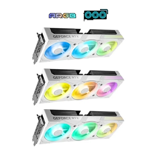 Galax RTX GeForce 5070 Ex Gamer 1-Click OC 12GB GDDR7 Graphics Card White (57NON7MDBVXW)
