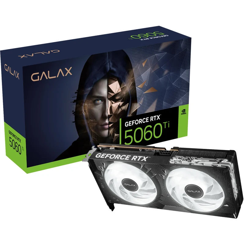 Galax RTX GeForce 5060 Ti 1-Click OC 8GB GDDR7 Graphics Card (56ISN8MDCPCT)