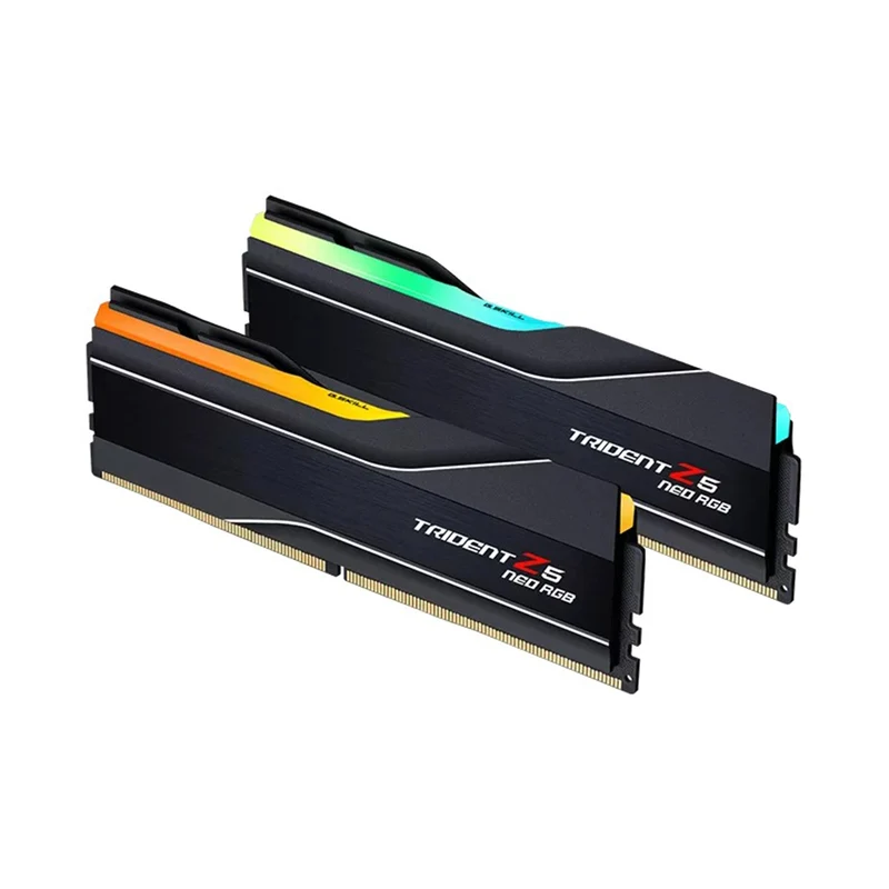 G.Skill Trident Z5 Neo RGB 64GB (2x32GB) DDR5 6000 MT/s CL30-40-40-96 1.40V AMD EXPO Desktop Memory (Matte Black) (F5-6000J3040G32GX2-TZ5NR)