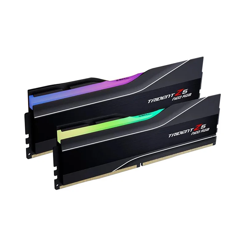 G.Skill Trident Z5 Neo RGB 64GB (2x32GB) DDR5 6000 MT/s CL30-40-40-96 1.40V AMD EXPO Desktop Memory (Matte Black) (F5-6000J3040G32GX2-TZ5NR)