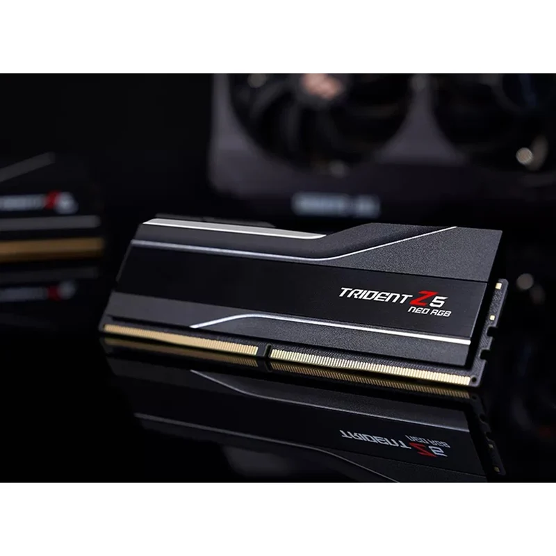 G.Skill Trident Z5 Neo RGB 64GB (2x32GB) DDR5 6000 MT/s CL30-40-40-96 1.40V AMD EXPO Desktop Memory (Matte Black) (F5-6000J3040G32GX2-TZ5NR)