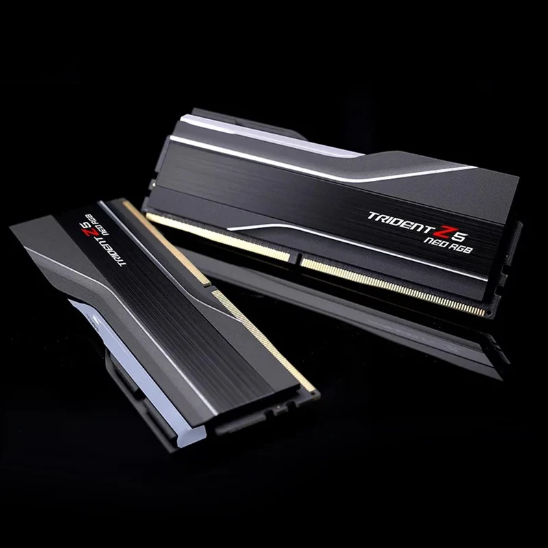 G.Skill Trident Z5 Neo RGB 64GB (2x32GB) DDR5 6000 MT/s CL30-40-40-96 1.40V AMD EXPO Desktop Memory (Matte Black) (F5-6000J3040G32GX2-TZ5NR)