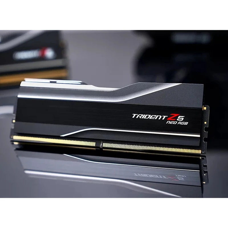 G.Skill Trident Z5 Neo RGB 64GB (2x32GB) DDR5 6000 MT/s CL30-40-40-96 1.40V AMD EXPO Desktop Memory (Matte Black) (F5-6000J3040G32GX2-TZ5NR)