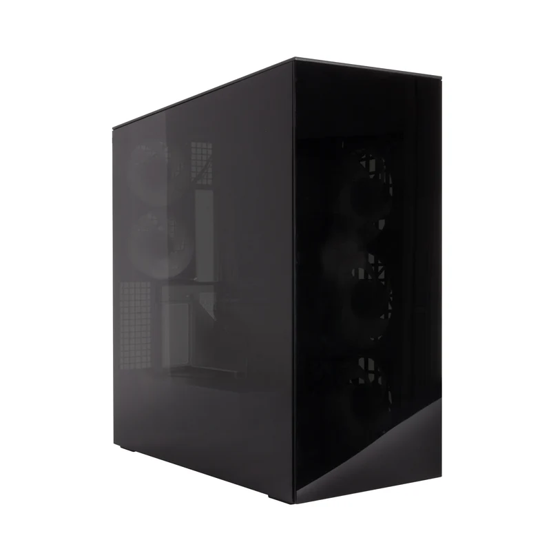 Arctic Xtender VG Tempered Glass Side Panel Premium E-ATX PC Case Vertical GPU Mounting (Black, White, Black Mirror)
