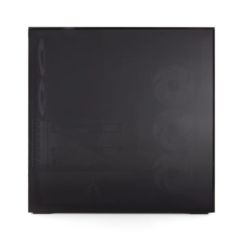 Arctic Xtender VG Tempered Glass Side Panel Premium E-ATX PC Case Vertical GPU Mounting (Black, White, Black Mirror)