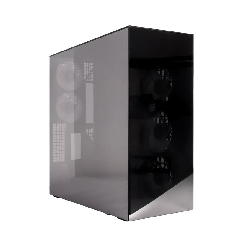 Arctic Xtender VG Tempered Glass Side Panel Premium E-ATX PC Case Vertical GPU Mounting (Black, White, Black Mirror)