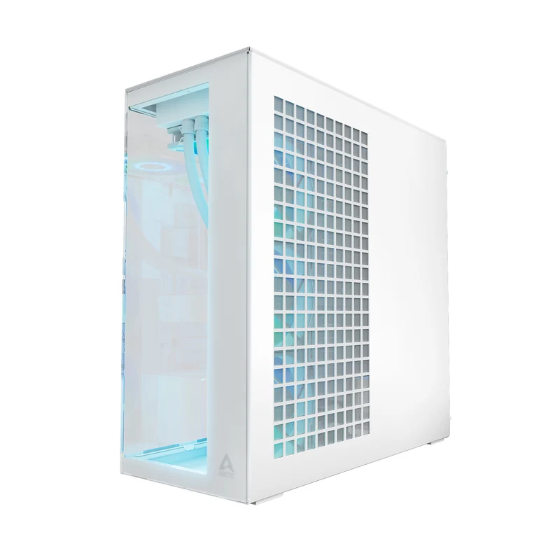 Arctic Xtender Tempered Glass Side Panel Premium E-ATX PC Case (Black, White, Mirror Black)