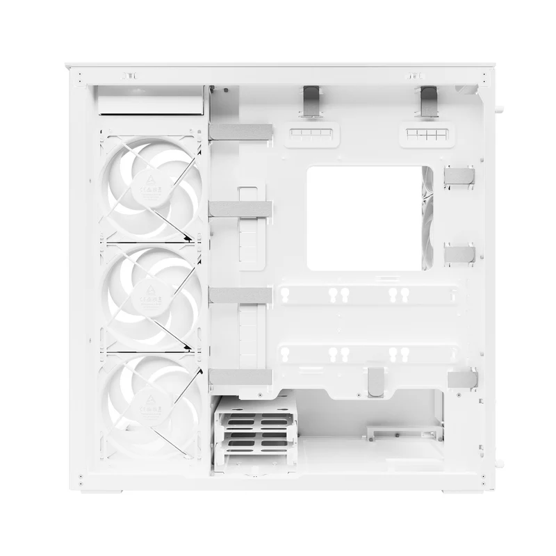 Arctic Xtender Tempered Glass Side Panel Premium E-ATX PC Case (Black, White, Mirror Black)