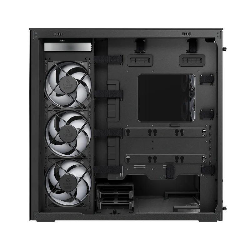Arctic Xtender Tempered Glass Side Panel Premium E-ATX PC Case (Black, White, Mirror Black)