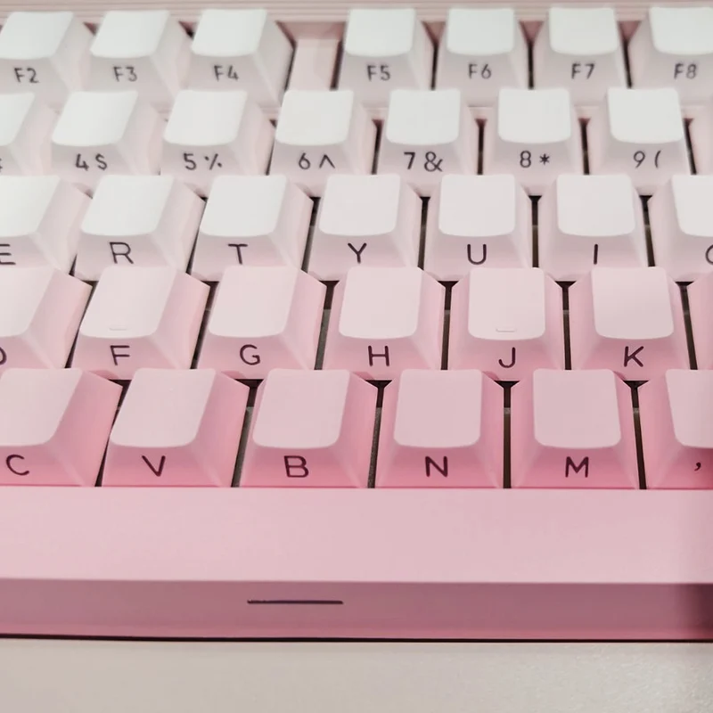 E-Yooso Z-101 RGB 101 Keys Tri-Mode Hot-Swappable Mechanical Keyboard Gradient Pink (Silverwood Switch)