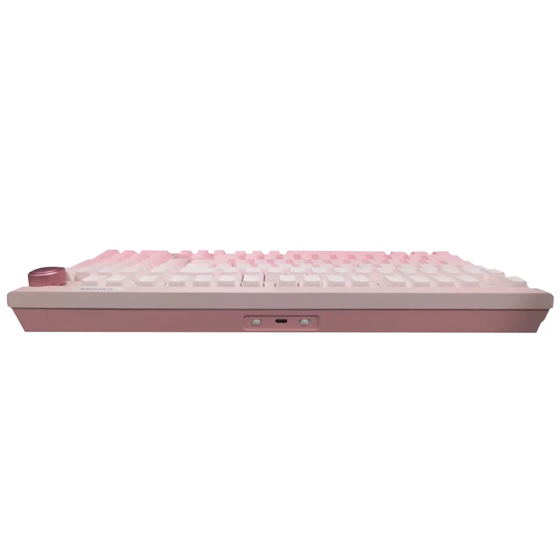 E-Yooso Z-101 RGB 101 Keys Tri-Mode Hot-Swappable Mechanical Keyboard Gradient Pink (Silverwood Switch)