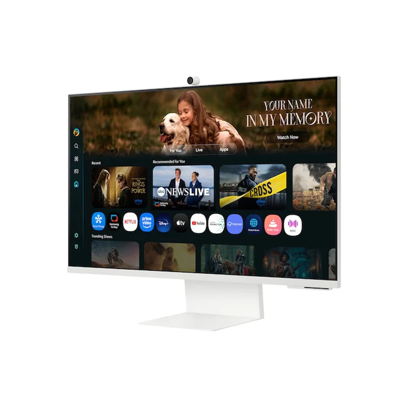 Samsung M8 M80F LS32FM803UEXXP 32" 4K (3840x2160) 60Hz 4ms GTG VA Vision AI Smart Monitor with Tilt, Pivot & Height Adjustment (Warm White)