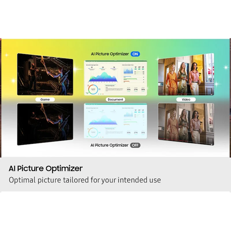 Samsung M8 M80F LS32FM803UEXXP 32" 4K (3840x2160) 60Hz 4ms GTG VA Vision AI Smart Monitor with Tilt, Pivot & Height Adjustment (Warm White)