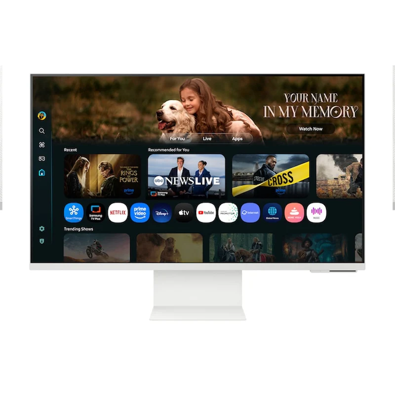 Samsung M8 M80F LS32FM803UEXXP 32" 4K (3840x2160) 60Hz 4ms GTG VA Vision AI Smart Monitor with Tilt, Pivot & Height Adjustment (Warm White)