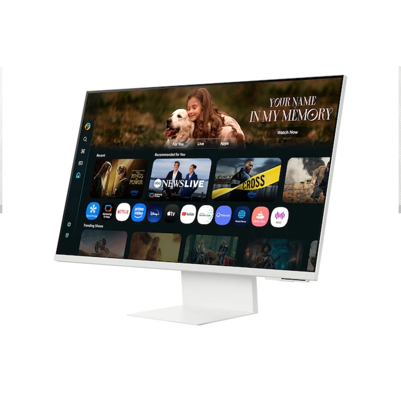 Samsung M8 M80F LS32FM803UEXXP 32" 4K (3840x2160) 60Hz 4ms GTG VA Vision AI Smart Monitor with Tilt, Pivot & Height Adjustment (Warm White)