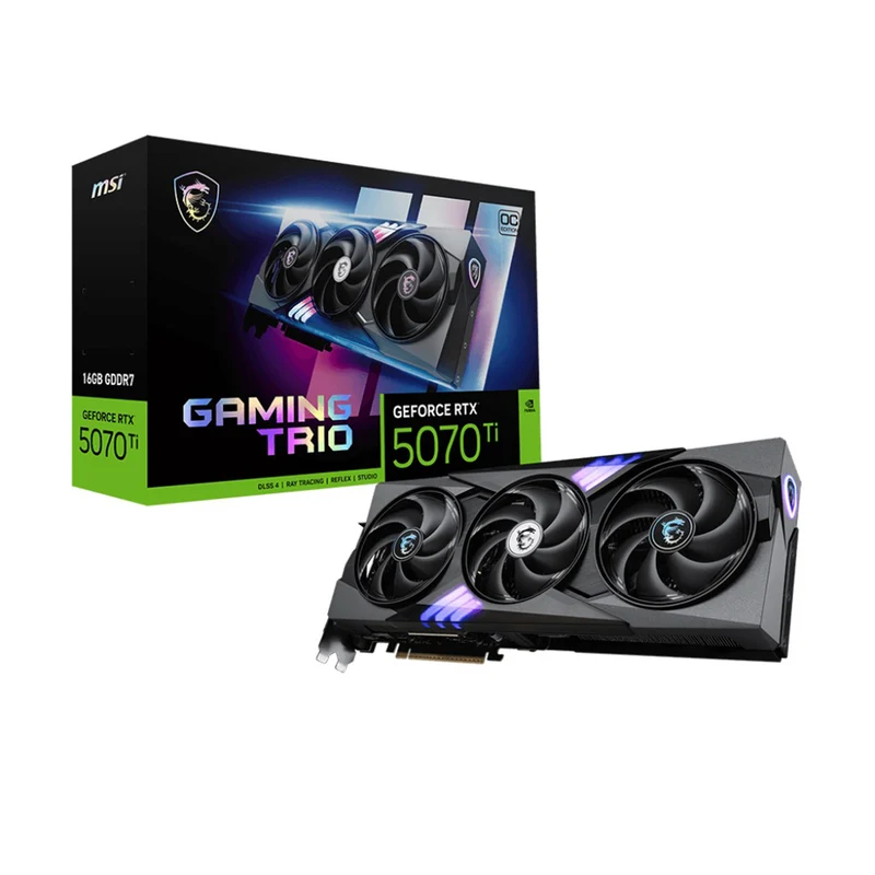 MSI GeForce RTX 5070 Ti 16GB GDDR7 Gaming Trio OC Graphics Card
