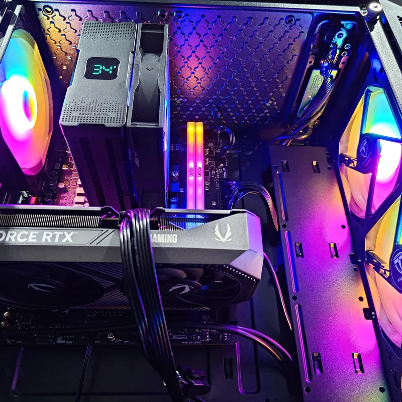 Sigma Hermes HE19A Black Desktop Gaming PC | AMD Ryzen 5 7500F | 32GB RAM | 1TB SSD | RTX 5060 Ti | Windows 11 Pro