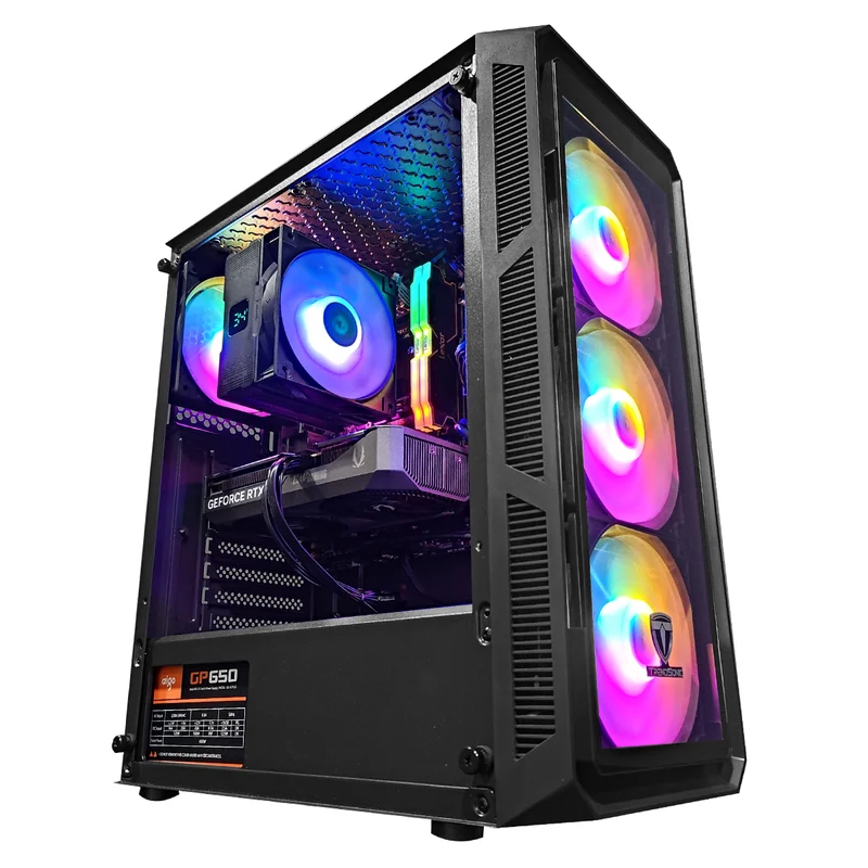 Sigma Hermes HE19A Black Desktop Gaming PC | AMD Ryzen 5 7500F | 32GB RAM | 1TB SSD | RTX 5060 Ti | Windows 11 Pro