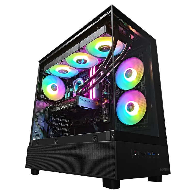 Aurora XR Mid Tower Black Desktop Gaming PC | Intel Core i7 - 12700 | 32GB RAM | 1TB SSD | RTX 5060 Ti | Windows 11 Pro