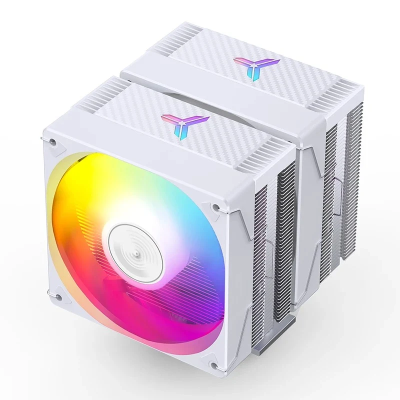 Jonsbo CR-3000E ARGB 120MM Dual-Fan / Dual-Tower CPU Cooler (White)