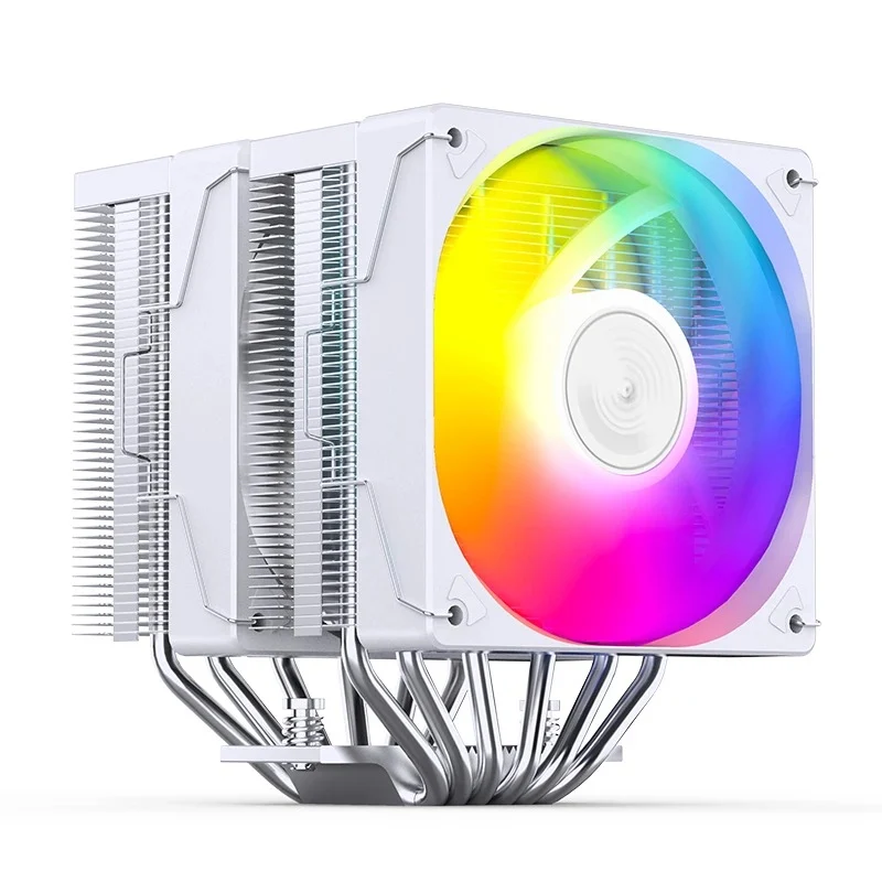 Jonsbo CR-3000E ARGB 120MM Dual-Fan / Dual-Tower CPU Cooler (White)