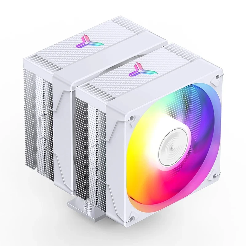 Jonsbo CR-3000E ARGB 120MM Dual-Fan / Dual-Tower CPU Cooler (White)