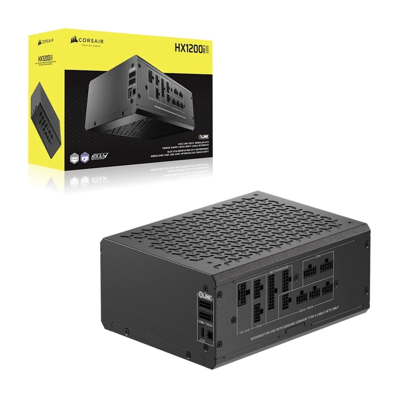 Corsair HX1200i SHIFT Fully Modular Platinum ATX Power Supply (CP-9020267-NA)