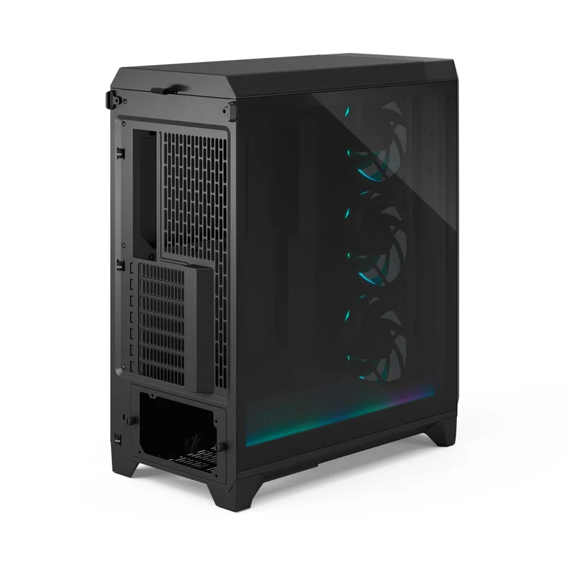 Fractal Design Meshify 3 Computer Case (Ambience Pro RGB Black Tempered Glass Light Tint, Ambience Pro RGB White Tempered Glass Clear Tint)