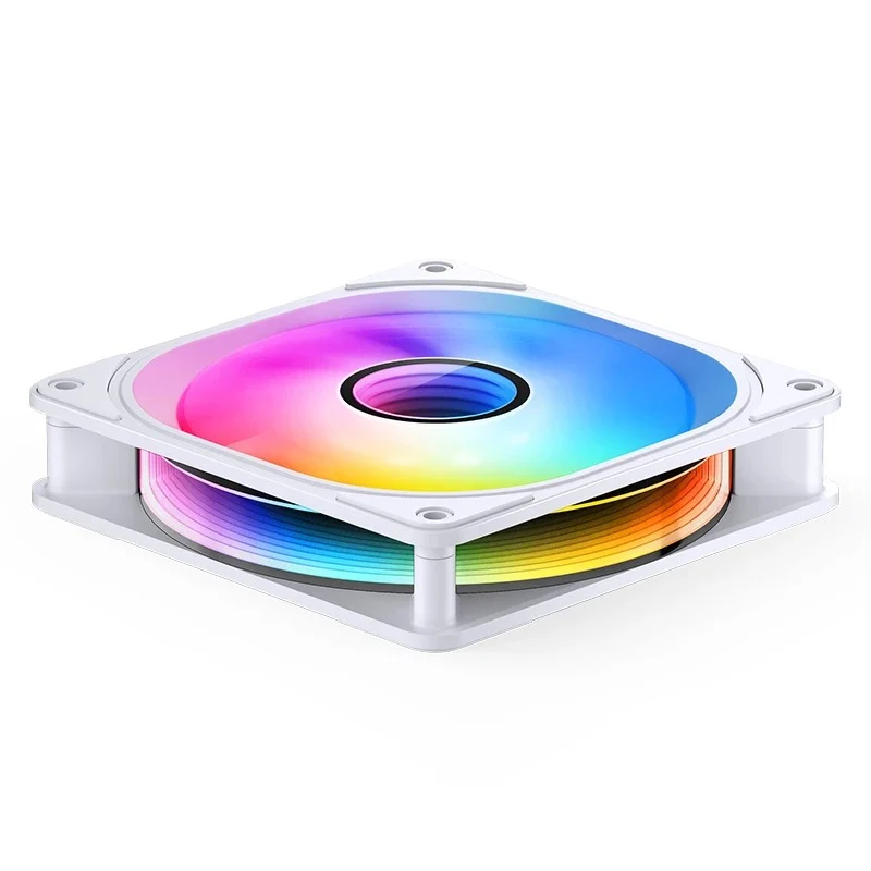 Jonsbo FR-606W 25mm ARGB Infinity Mirror Series Fan (White)