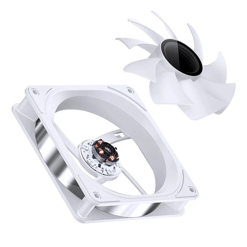 Jonsbo FR-606W 25mm ARGB Infinity Mirror Series Fan (White)